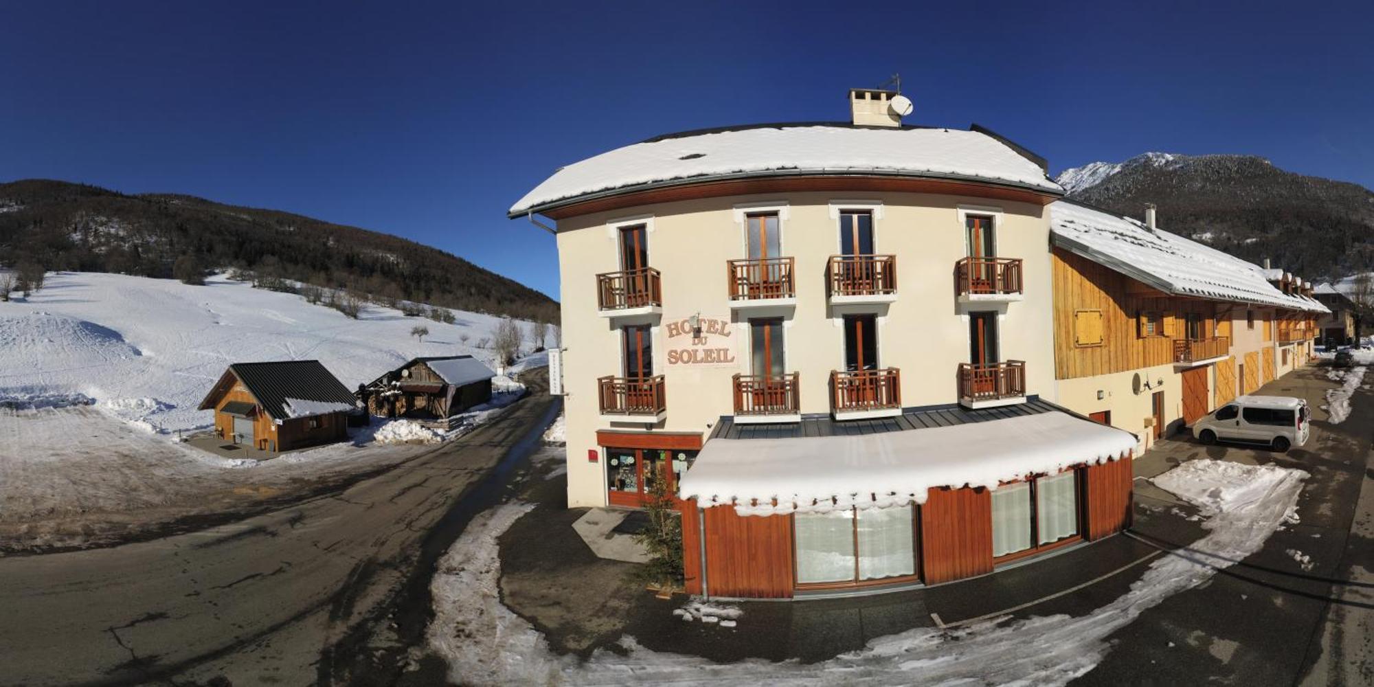Hotel Du Soleil Aillon-le-Jeune Zewnętrze zdjęcie