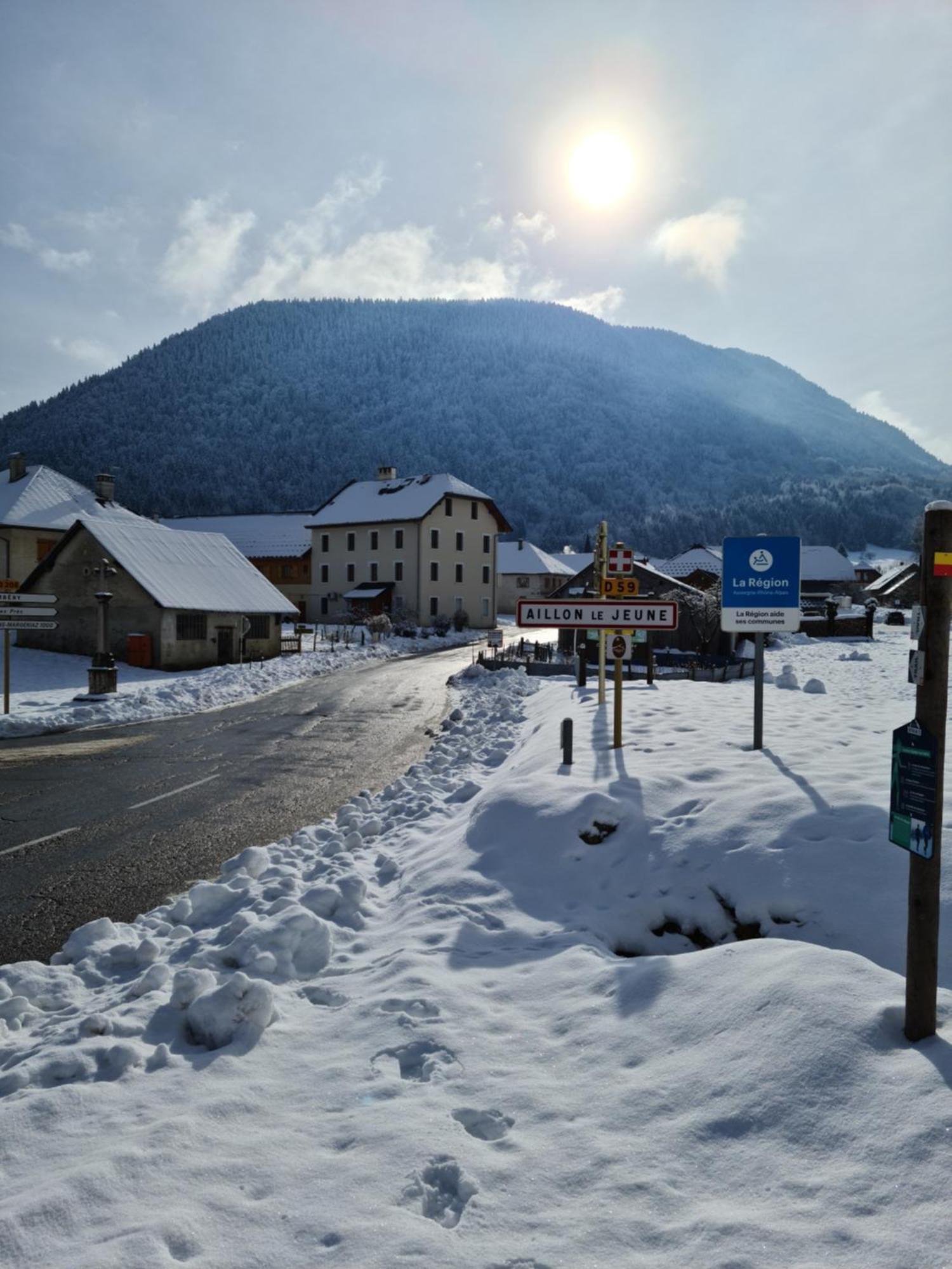 Hotel Du Soleil Aillon-le-Jeune Zewnętrze zdjęcie